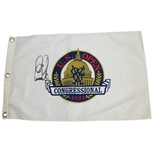 Winner Ernie Els Signed 1997 US Open Championship at Congressional Flag - White JSA ALOA