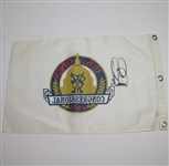 Winner Ernie Els Signed 1997 US Open Championship at Congressional Flag - White JSA ALOA