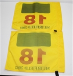 Lot of Two 2002 Open Championship at Muirfield Flags