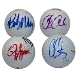Lot of Four Signed Golf Balls - Two Are Dual Signed JSA ALOA