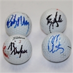 Lot of Four Signed Golf Balls - Two Are Dual Signed JSA ALOA