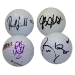 JB Holmes, Branden Grace, Charles Howell III, & David Lingmeth Signed Golf Balls JSA ALOA