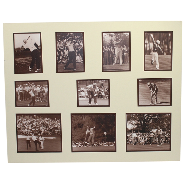 Multiple B&W Jack Nicklaus Masters Photo Display 