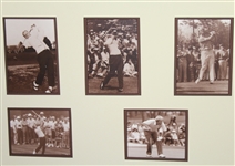 Multiple B&W Jack Nicklaus Masters Photo Display 