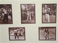 Multiple B&W Jack Nicklaus Masters Photo Display 