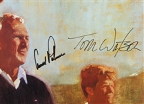 Nicklaus, Palmer, Player, & Watson Signed 'Skins Game' Print JSA ALOA