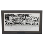 1934 First Masters Field Picture with Facsimile Signatures - Copy
