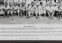 1934 First Masters Field Picture with Facsimile Signatures - Copy