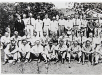 1934 First Masters Field Picture with Facsimile Signatures - Copy