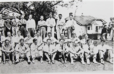 1934 First Masters Field Picture with Facsimile Signatures - Copy