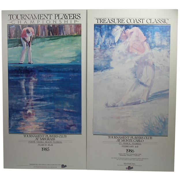 1985 & 1986 Tournament Players Championship Poster Displays