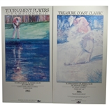 1985 & 1986 Tournament Players Championship Poster Displays