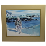 Jack Nicklaus Signed Ann Manry Kenyon Print - Pebble Beach JSA ALOA