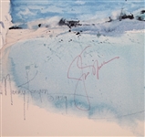 Jack Nicklaus Signed Ann Manry Kenyon Print - Pebble Beach JSA ALOA
