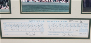 Ltd Ed 9 Photo Sequence Nicklaus 1986 Masters Made Putt Plus Green Jacket #933/1000