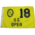 Payne Stewart Signed 1999 US Open at Pinehurst No. 2 Flag JSA ALOA
