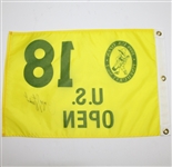 Payne Stewart Signed 1999 US Open at Pinehurst No. 2 Flag JSA ALOA