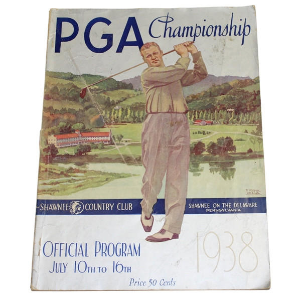 1938 PGA Champ at Shawnee Program Signed by Winner Paul Runyan, Sam Snead, & others JSA ALOA