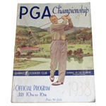 1938 PGA Champ at Shawnee Program Signed by Winner Paul Runyan, Sam Snead, & others JSA ALOA