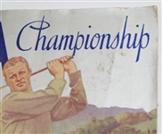 1938 PGA Champ at Shawnee Program Signed by Winner Paul Runyan, Sam Snead, & others JSA ALOA