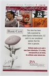 Sandy Lyle Signed 2005 Masters Embroidered Flag JSA #A15816