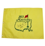 Ian Woosnam Signed 2013 Masters Embroidered Flag JSA ALOA