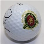 David Toms Signed 2001 PGA Championship at Atlanta Athletic Club Logo Golf Ball JSA ALOA