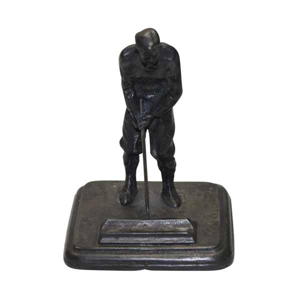 Quill Pen Holder With Figural Knicker Clad Golfer - Putting
