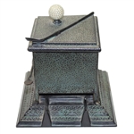 Vintage Cigarette and Tobacco Load Dispenser with Ball and Club on Top