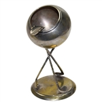 Standing Single Circular Cigarette Ash Tray with 3 Clubs Base