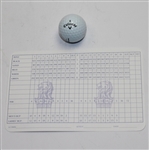 Nick Price Signed Golf Ball and Scorecard with Presidents Cup Captain Inscription JSA ALOA
