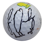 Louis Oosthuizen Signed Masters Logo Golf Ball - With Double Eagle Inscription JSA ALOA