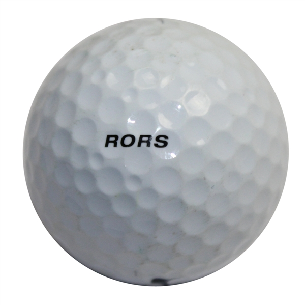 Rory McIlroy Personal Used RORS Nike Golf Ball