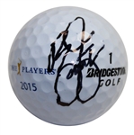 Rickie Fowler Signed 2015 The Players Championship Logo Golf Ball JSA ALOA
