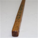 Ralph Hutchison's Wood Stimpmeter from 1951 US Amateur at Saucon Valley