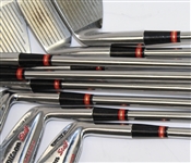 Complete Set of Wilson Staff Dynapower Irons with Turfider Soles