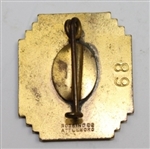 1936 Women's US Amateur at Canoe Brook CC Contestants Badge - Pam Barton Winner