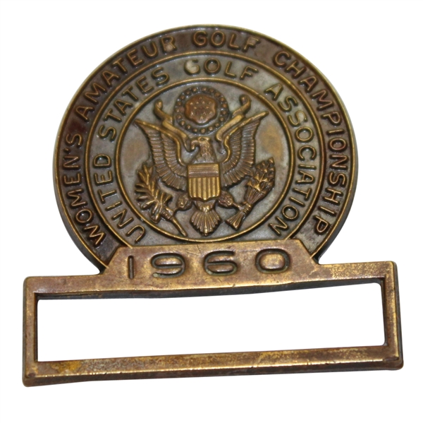 1960 Womens US Amateur at Tulsa CC Contestants Badge - JoAnne Gunderson Winner