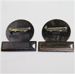 1972 & 1973 Women's US Amateur Contestants Badges - Budke & Semple Winners
