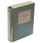 1948 1st Ed The Story of American Golf: Its Champions & Its Championships - Signed by Author Herbert Warren Wind JSA ALOA