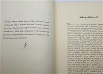 1948 1st Ed 'The Story of American Golf: Its Champions & Its Championships' - Signed by Author Herbert Warren Wind JSA ALOA