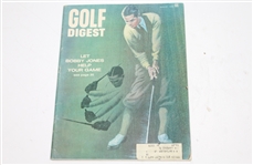 Lot of Three Bobby Jones Periodicals - 1969 Golf Digest, 1965 Golf, & 1933 Theories on Golf