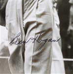 Ben Hogan Signed 8x10 B&W Photo - Post Swing JSA ALOA