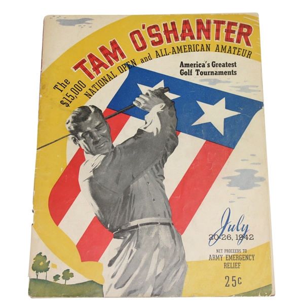 1942 Tam OShanter Tournament Program - First