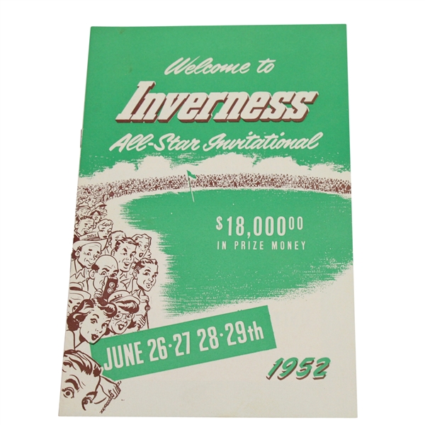 1952 Inverness All-Star Invitational Tournament Program