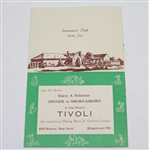 1952 Inverness All-Star Invitational Tournament Program