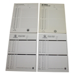 Lot of Four PGA Championship Press Score-sheet Pads - 1975, 1978, & 1992(x2)