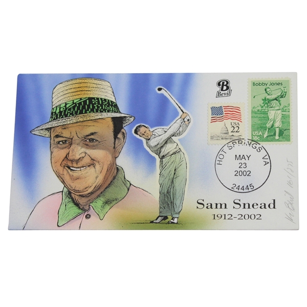 Sam Snead 1912-2002 Commemorative Cachet #161/275 - Kendal Bevil