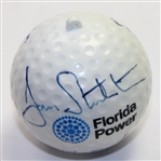 Multi-Signed Extra Large Florida Power Logod Keychain Golf Ball JSA #J50292