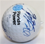 Multi-Signed Extra Large Florida Power Logod Keychain Golf Ball JSA #J50292